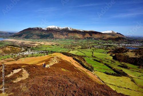 Skiddaw and Blencathra from Stile End photo