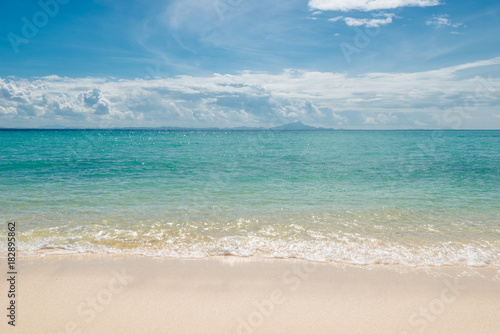 mountains on the horizon  beautiful seascape in sunny weather  view of the Andaman Sea