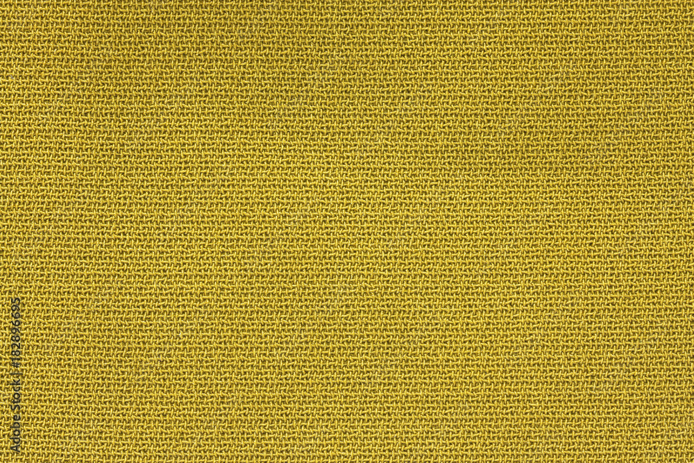 Fototapeta premium Close Up Background Pattern of yellow Textile Texture, Abstract color textile net pattern texture.