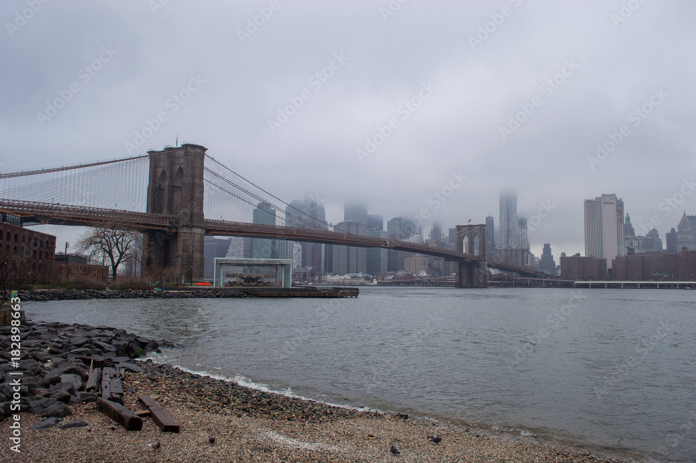 Naklejka premium Brooklyn Bridge