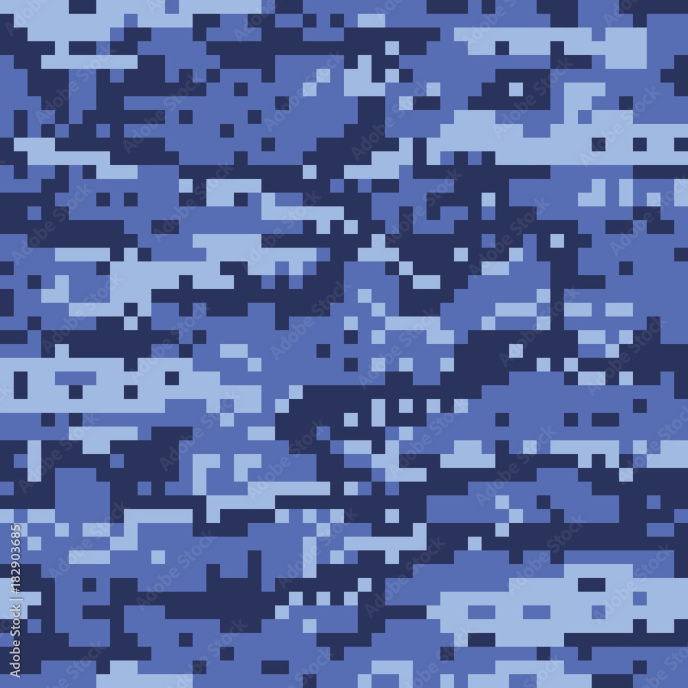 Urban Digital Camouflage Background Illustration Urban Digital Camouflage Background Illustration