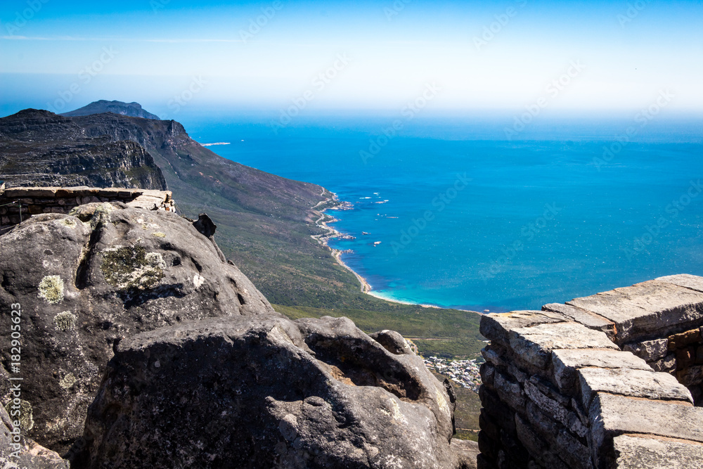 Table mountain in cape town