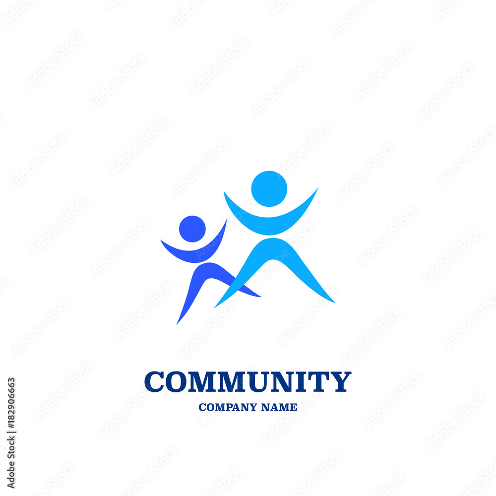 Global community,teamwork or social network people icon, logo Global community,teamwork or social network people icon, logo
