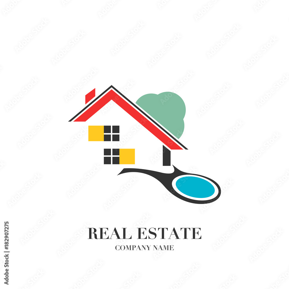 Abstract real estate, house, apartment, building logo vector design template Abstract real estate, house, apartment, building logo vector design template