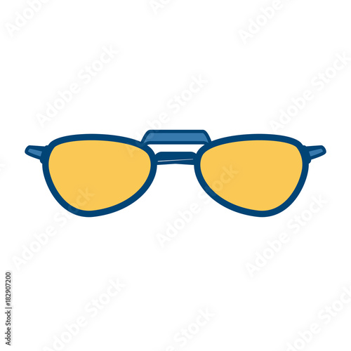 Fashion vintage sunglasses icon vector illustration graphic design