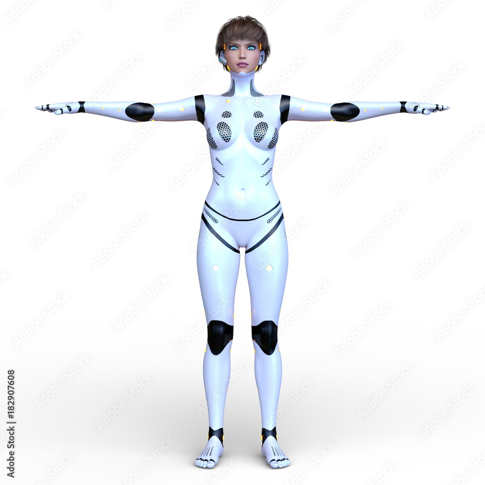 女性サイボーグ