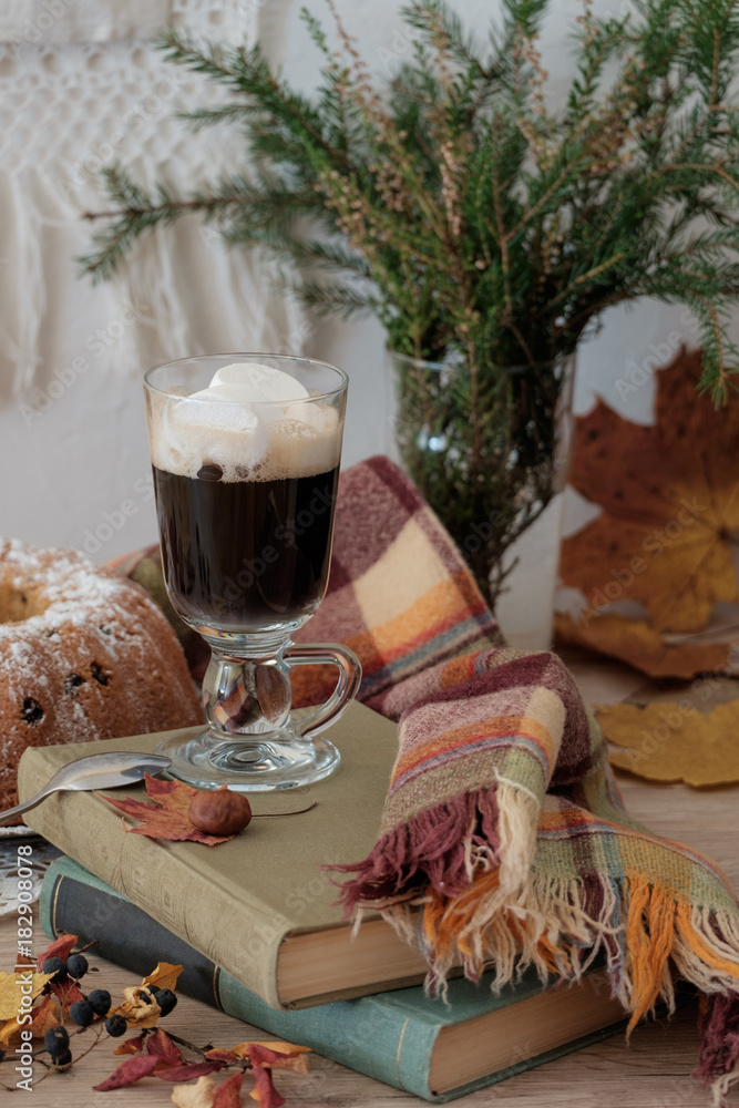 Naklejka premium Hot drink