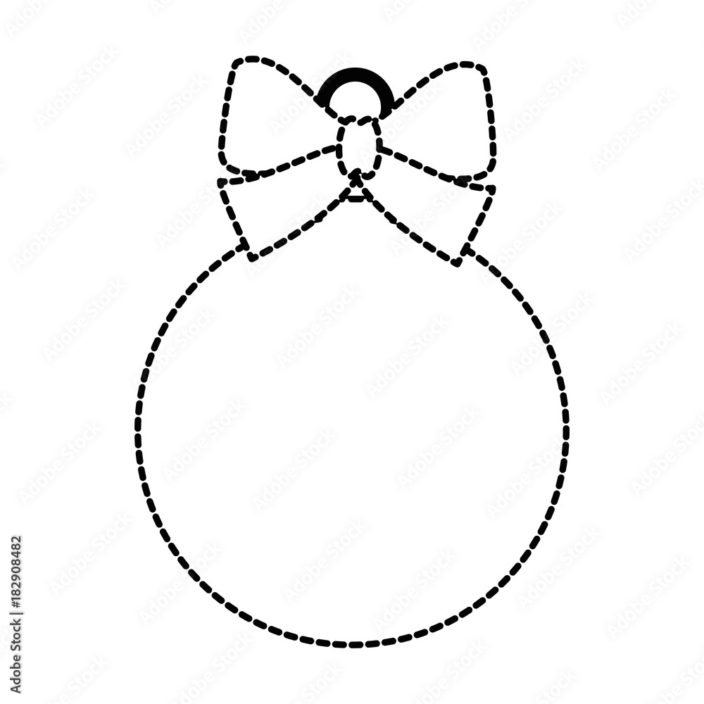 christmas ball hanging icon vector illustration design christmas ball hanging icon vector illustration design