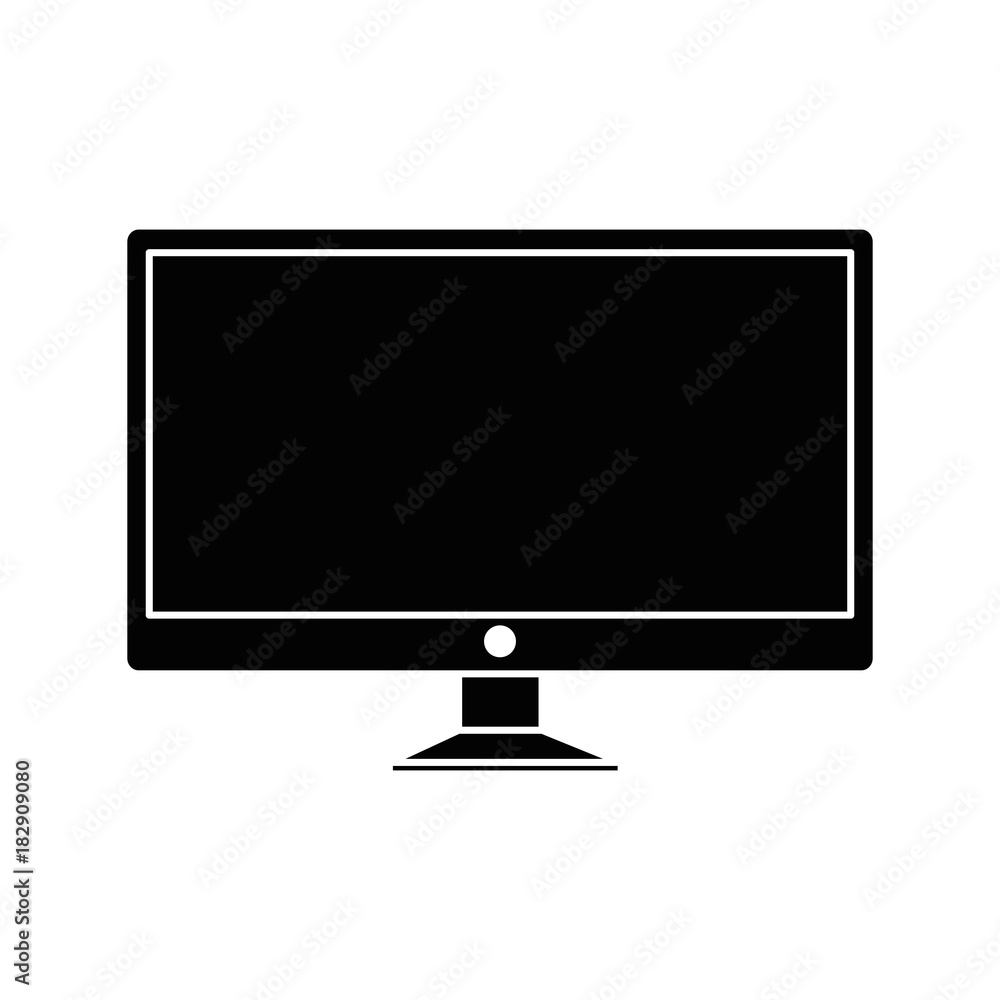 monitor computer isolated icon vector illustration design monitor computer isolated icon vector illustration design