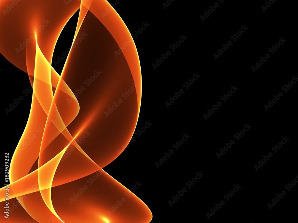 Fototapeta premium Abstract soft orange graphics background for design 