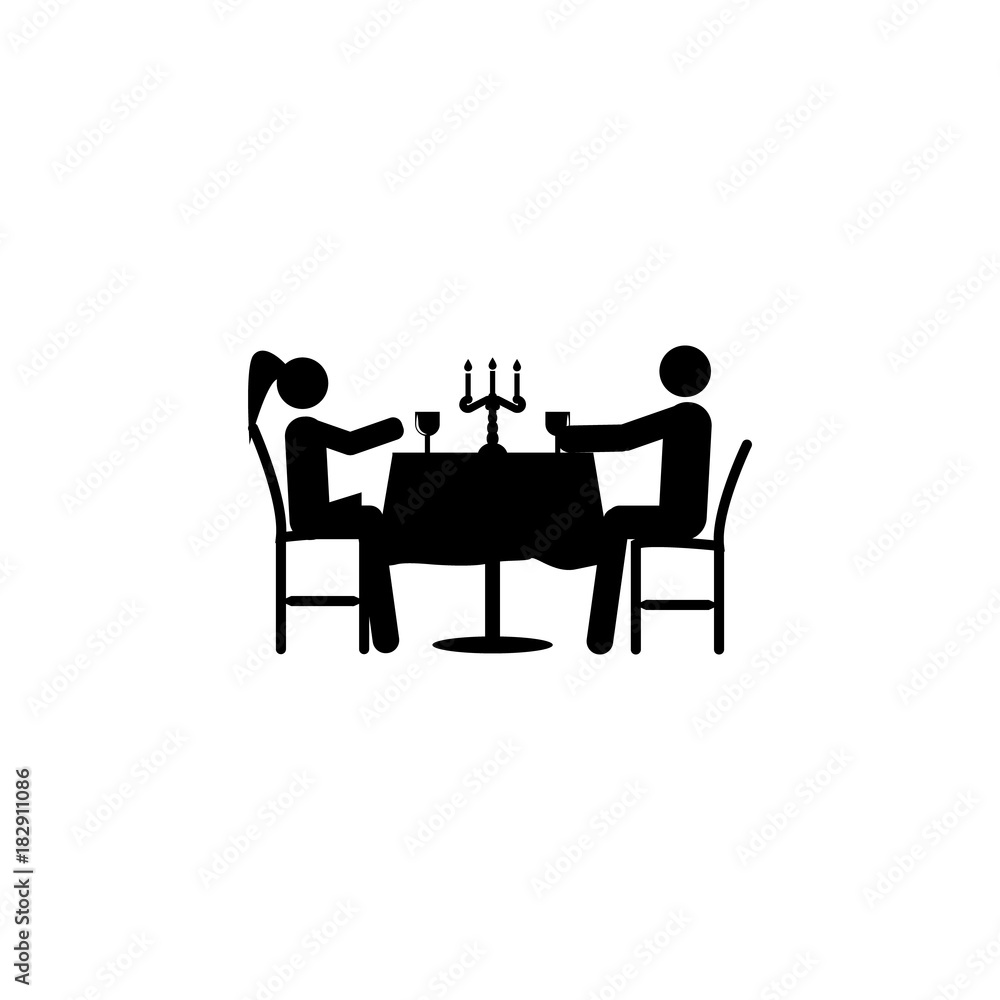 Romantic dinner for two icon. Love or couple element icon. Premium quality graphic design. Signs, outline symbols collection icon for websites, web design, mobile, info graphics Romantic dinner for two icon. Love or couple element icon. Premium quality graphic design. Signs, outline symbols collection icon for websites, web design, mobile, info graphics