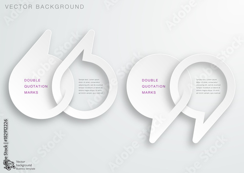 White Double Quotation Marks #Vector Graphics