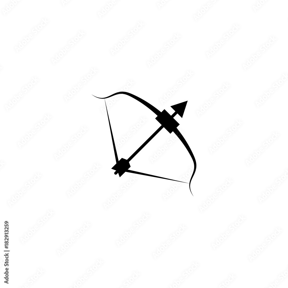 cupid bow icon. Love or couple element icon. Premium quality graphic design. Signs, outline symbols collection icon for websites, web design, mobile app, info graphics