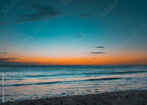 sunset on the beach © Taylor