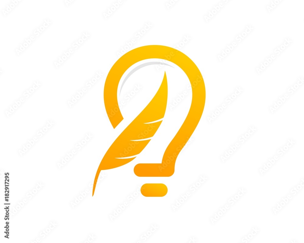 Obraz premium Feather Bulb, Author Idea