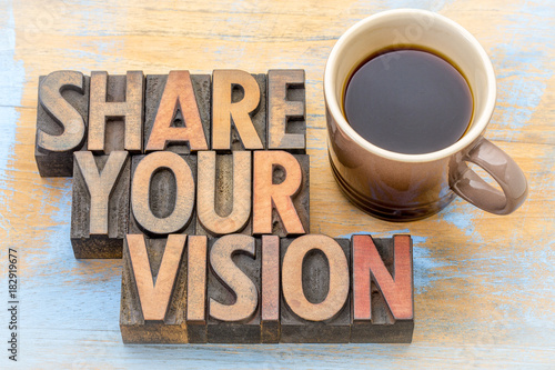 share your vision word abstract
