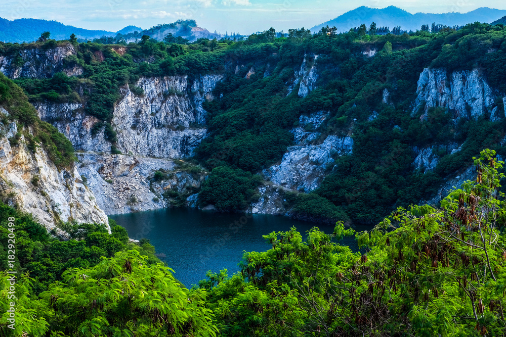 Lake on a mountain Lake on a mountain