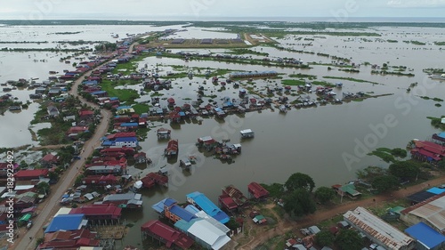 Cambodge Autour de Siem Reap vu du ciel