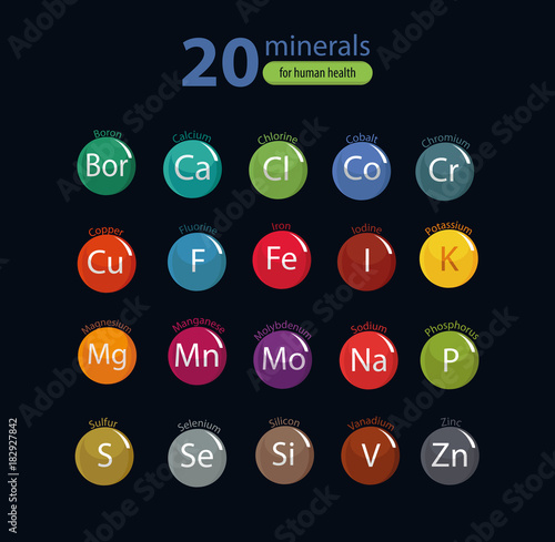 20 minerals
