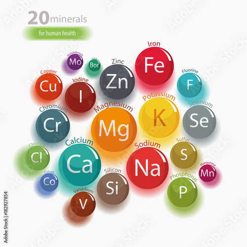 20 minerals