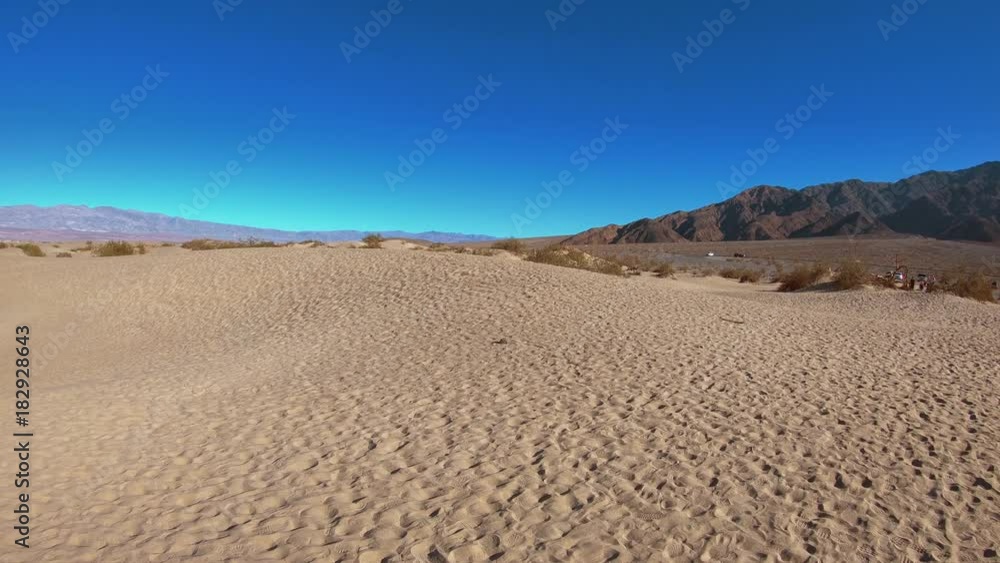 The desert of Death Valley - Mesquite Sand Dunes The desert of Death Valley - Mesquite Sand Dunes