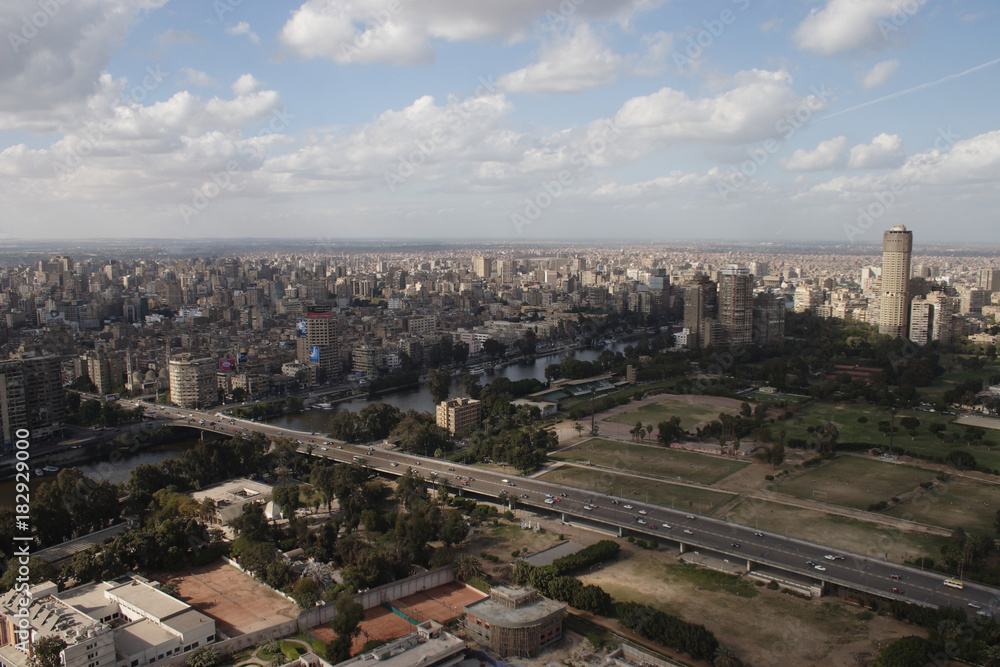 Fototapeta premium Cairo from Cairo tower