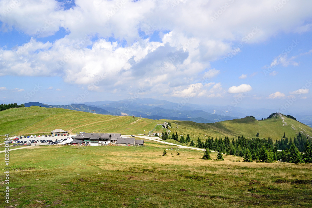 View of mountains near Kainach, Austria