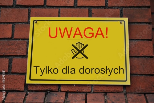 Tylko dla dorosłych!