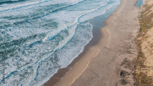 Aerial view of California Coastline along the Big Sur