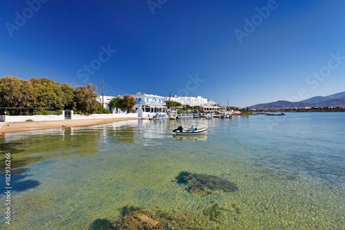 The port of Antiparos island, Greece © costas1962