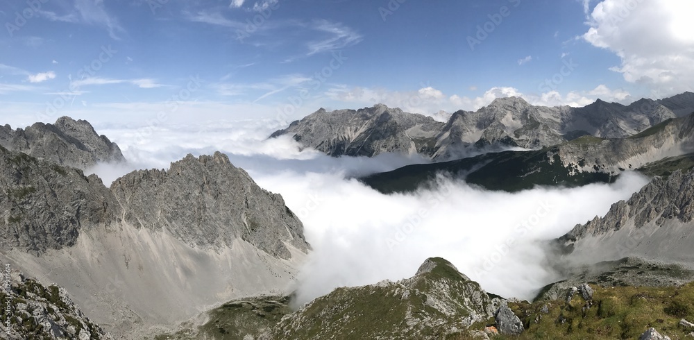 Hafelekar und Seegrube im Karwendel Nordkette bei Innsbruck