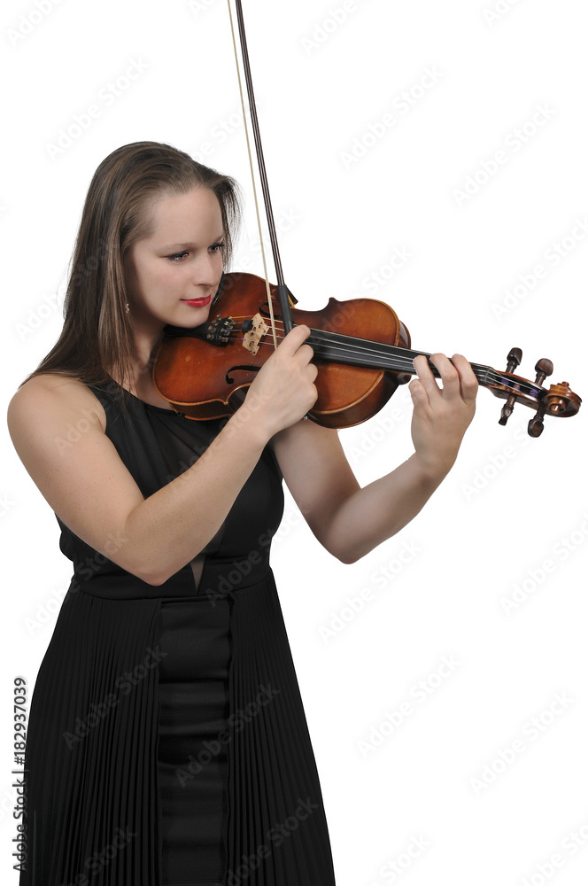 Woman Playing Violin