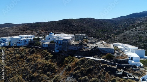 Wallpaper Mural Grèce Cyclades île de Sifnos vue du ciel Torontodigital.ca