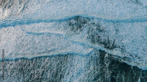 Aerial view of California Coastline along the Big Sur