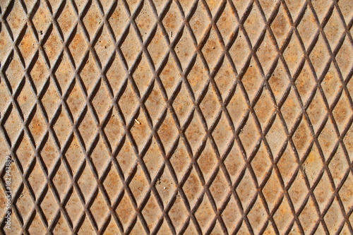 Iron Background, rusty texture, cracked surface