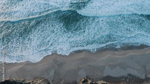 Aerial view of California Coastline along the Big Sur