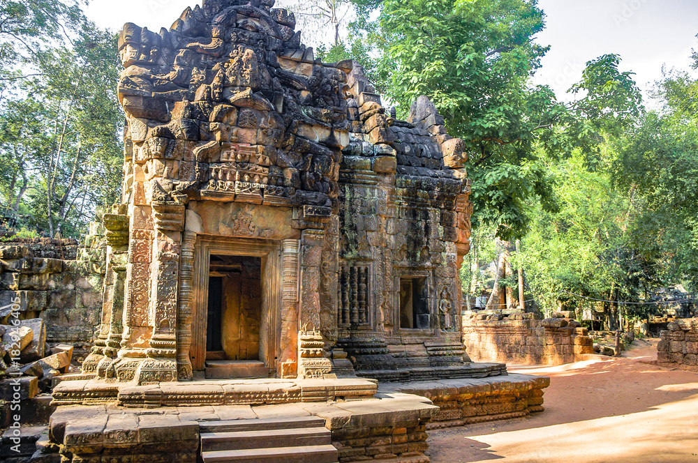 Temple in Angkor Wat, Cambodia. Temple in Angkor Wat, Cambodia.