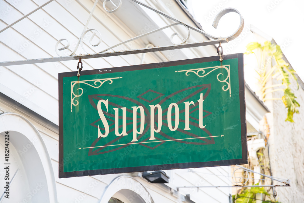 Obraz premium Schild 266 - Support