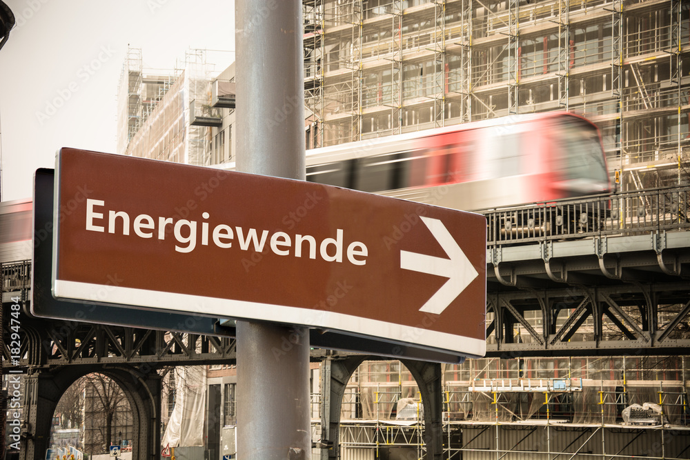 Fototapeta premium Schild 302 - Energiewende