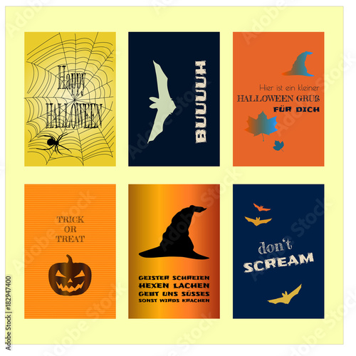 Happy Halloween Karten