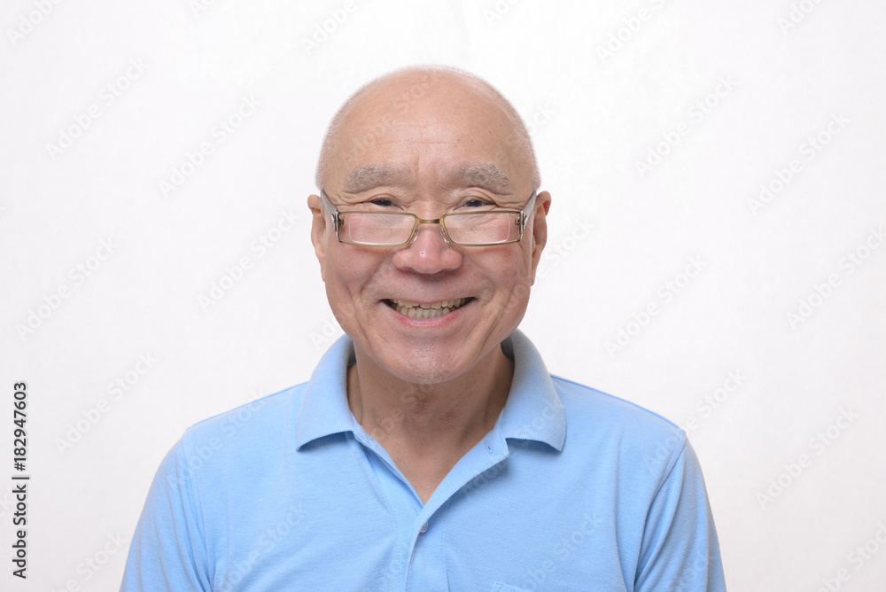 笑顔の日本人シニア 笑顔の日本人シニア