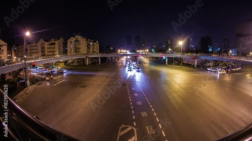 Wallpaper Mural High Impact Traffic in Shanghai, China Torontodigital.ca