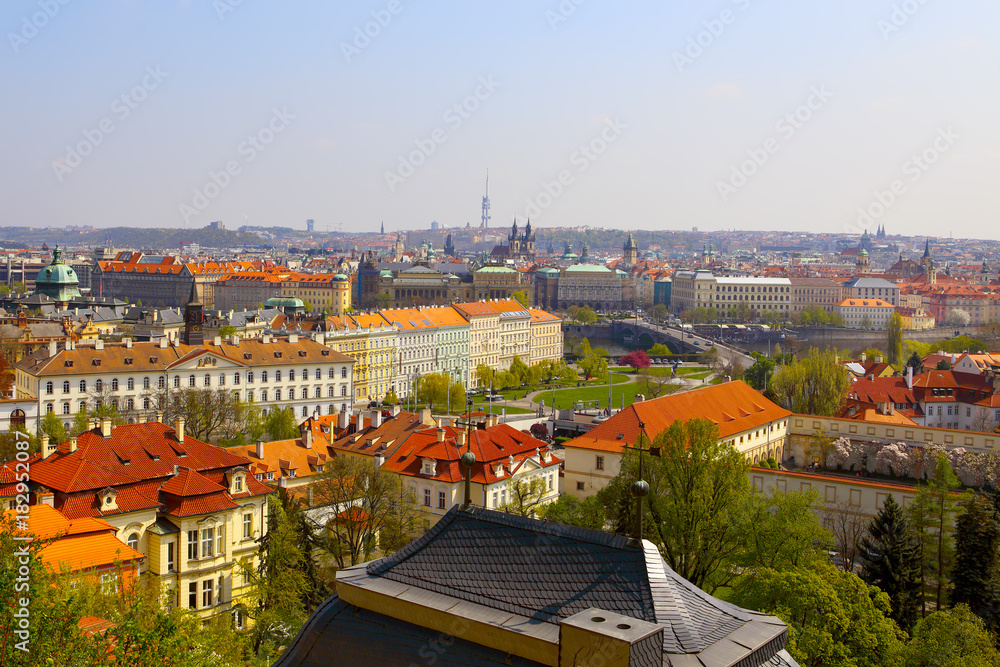 panorama of Prague