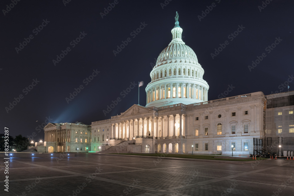 US Capitol at night - Washington DC
