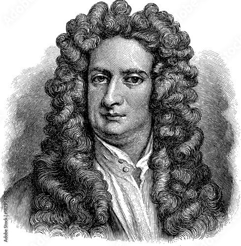 Canvastavla Isaac Newton