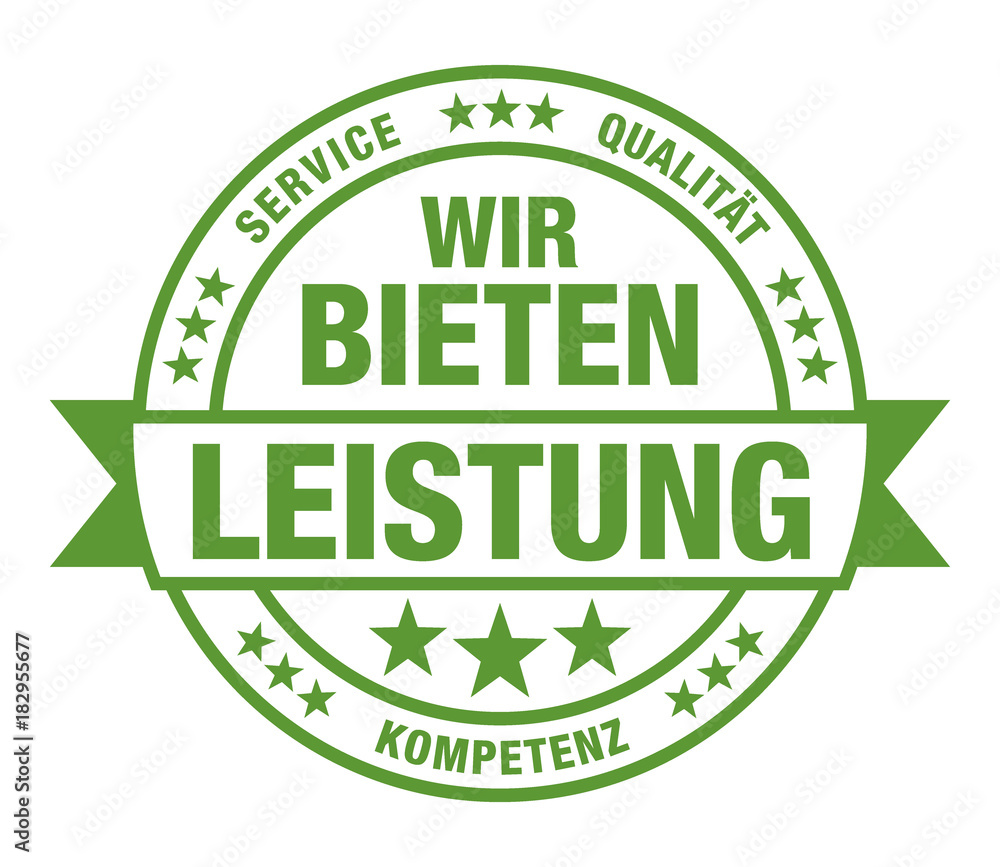 Wir bieten Leistung