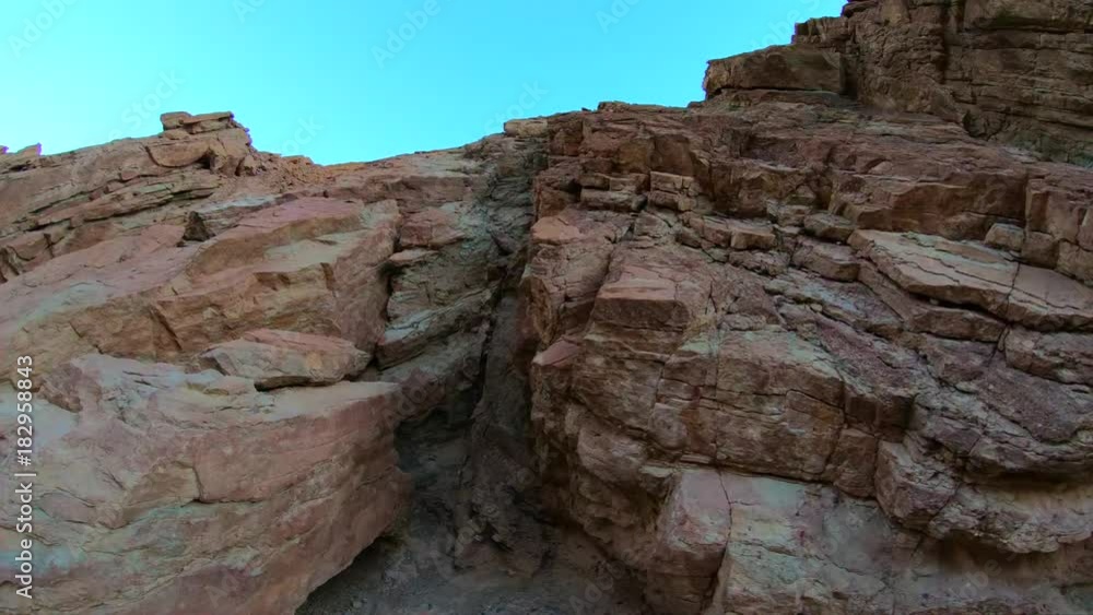 Amazing colors at Death Valley - the rocks of Golden Canyon Amazing colors at Death Valley - the rocks of Golden Canyon
