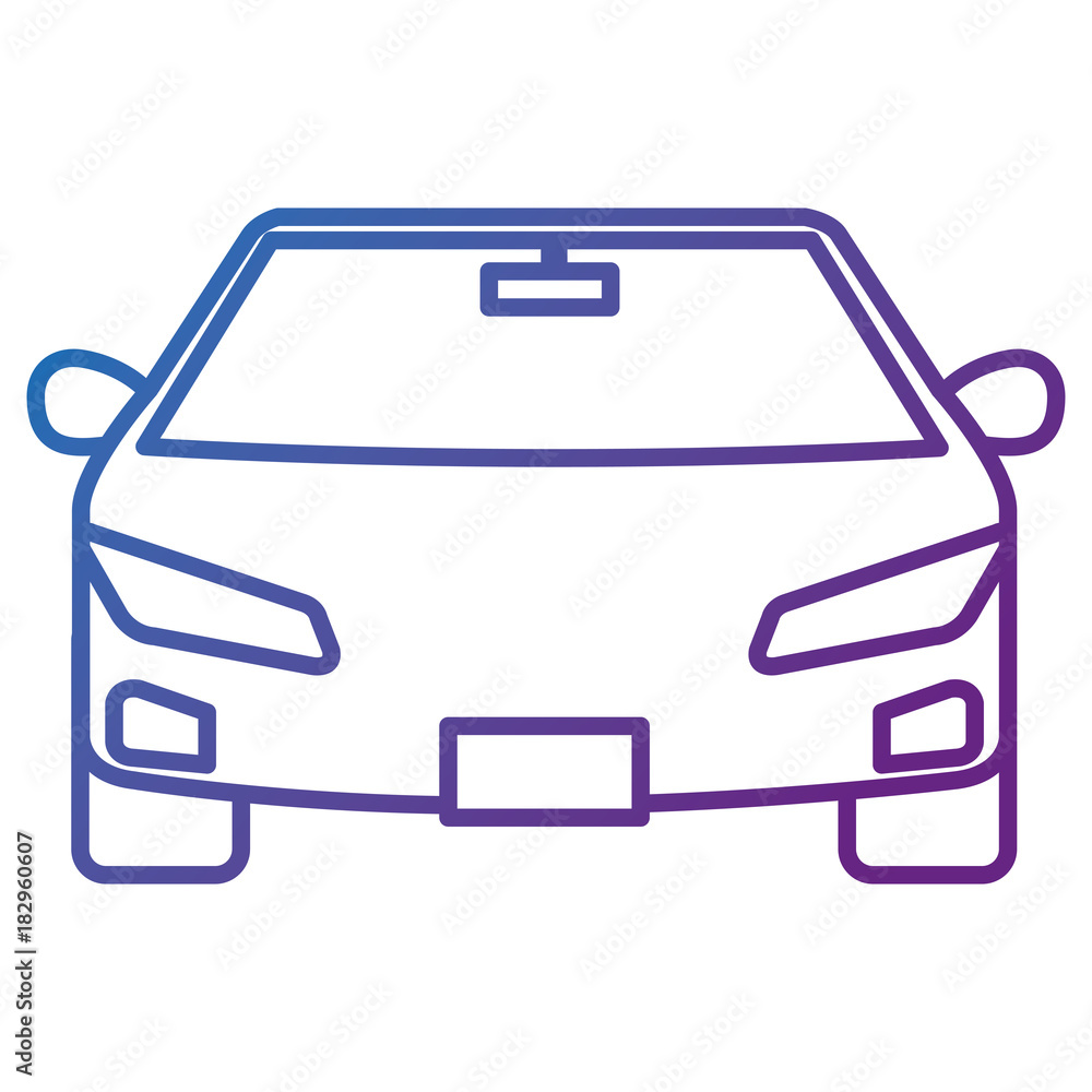 Obraz premium modern car isolated icon vector illustration design