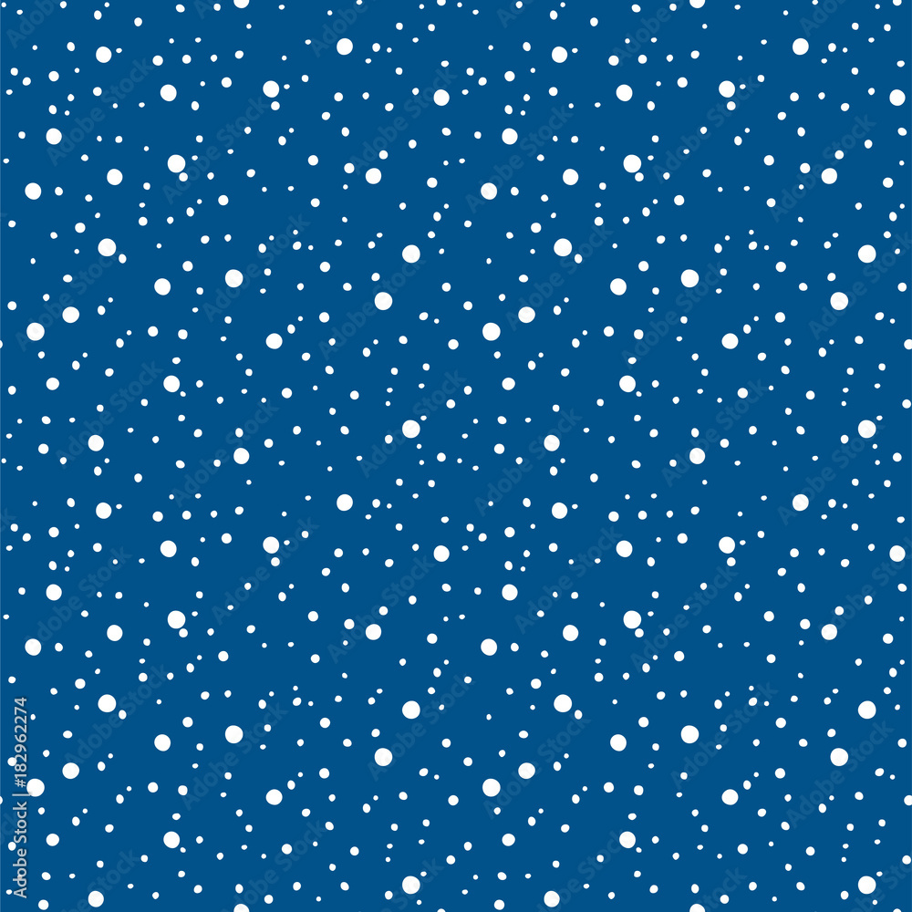 Winter Holiday vector background with snow