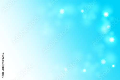 Abstract light blue background. Blue bokeh background. Space for text